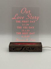wedding Custom Made Led sign custom