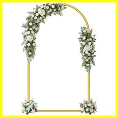7.2FT Metal Wedding Arch Backdrop Stand,Stable Balloon Arch Frame for Wedding…