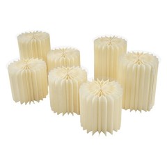 7pcs Foldable Paper Cake Display Stand Cylinder Flowers Stand Decorative Column