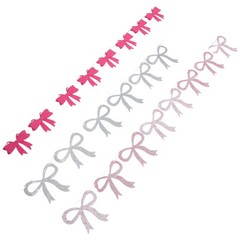 1 Set Durable Mother Day Hanging Bow Garland for Bridal Shower Office Home Decor