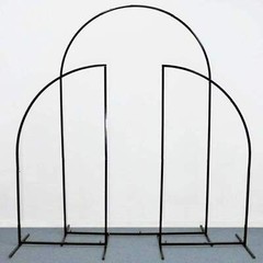 Gold Wedding Arch Decoration Backdrop 3-Piece