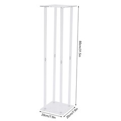 10Pcs Flower Stand Acrylic Column Acrylic Wedding Centerpieces Table Decor 31.5″