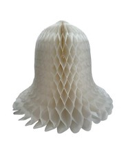 Vintage Wedding Bells Tissue Paper Honeycomb Decorations Set of 3 Bridal Shower