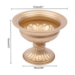10PCS Metal Planter Elegant Wedding Centerpieces Vase for Wedding Party Decor