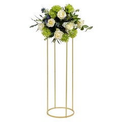 for Tables Tall 3.28ft Metal Flower Stand Decor Set for Weddings Party Gold
