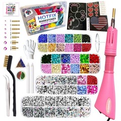 esseelove Bedazzler Kit with Rhinestones, Hotfix Applicator, DIY Multicolor