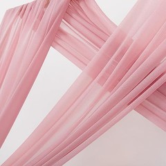 Dusty Rose Wedding Arch Draping Fabric 1 Panel 29″ x 6.6 Yards Extra Long