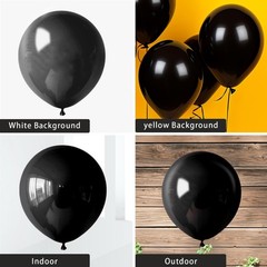 Black Balloons 145 pcs Black balloon Arch Kit Different Sizes of 18 12 10 5 I…