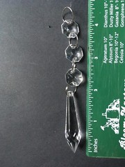 Acrylic Crystal Bead Garland Chandelier, Wedding decoration. Large lot of 6 lbs.