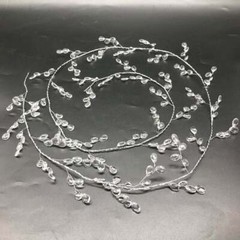 1.5M Acrylic Crystal Beads Curtain Garland Branch String Party Wedding Decor