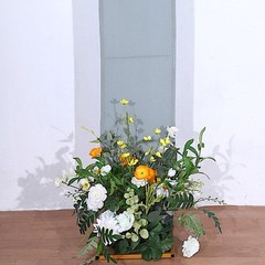 8ft DUSTY BLUE Fitted Spandex Open Arch Double Sided Backdrop STAND COVER Party