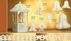 Wedding Anniversary Honeycomb Bells Hang Garland Paper Decor Table Centerpiece