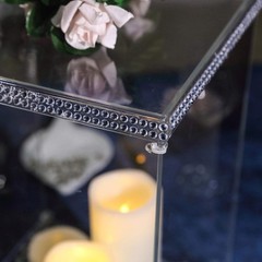 32-Inch Tall Clear Acrylic Display Box Centerpiece Pedestal Riser 32″,