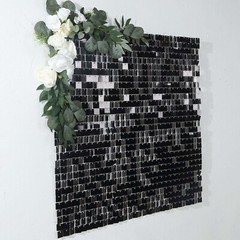 24 Square Sequin Shimmer Wall Photo Backdrop Panels Party Events Decorations
