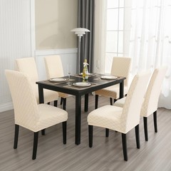 MOSAYT 100% Waterproof Dining Room Chair Covers Set of 4, Super Fit Stretch
