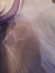 108″ ROUND TABLECLOTH Wedding Purple Organza Fabric Sheer Party Event Overlay