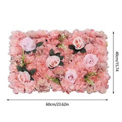 12 Pcs Flower Wall Panels Roses Hydrangeas Wedding Party Venue Backdrop Decor
