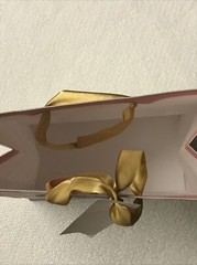 Paper Craft Design Group Small Gold Glitter Mr. & Mrs. Wedding Gift Bag with Tag