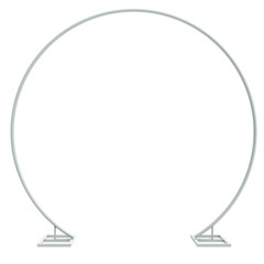 XXL Round Metal Wedding Arch Frame Garden Arbor Flowers Balloon Backdrop Stand