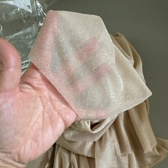 Wedding Arch Draping Fabric 2 Panels of 20Ft Nude Chiffon-Drapery for Outdoor