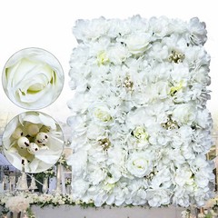 12* Artificial Flower Wall Panel Wedding Backdrop Event Party Flower Wall Panel