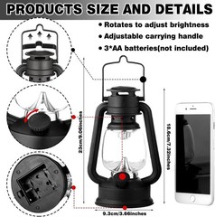 Set of 21 Kittmip Brand 9in LED Lanterns for Centerpieces, Wedding – Open Box