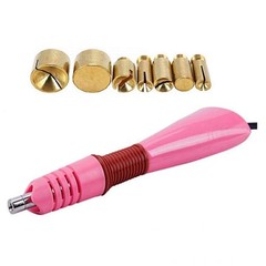 Hotfix Applicator,DIY Hot Fix Rhinestone Setter Applicator Wand Tool Kit Pink