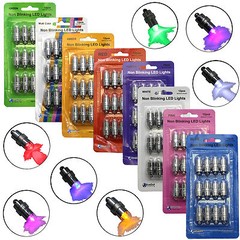 36 Amber Blue Green Mini Waterproof Balloon LED Bulb Decor Party Wedding Light