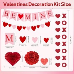 Valentines Day Decorations Set Valentines Decor with BE Mine Love Heart XO