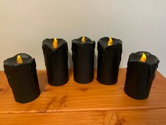 Battery Operated Flickering Pillar Candle Sets