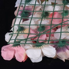 6*Flower Wall Panel Party Artificial Wedding Bouquet Decor Romantic Rose Flower