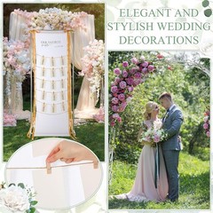 Wedding Seating Chart 76″x24″ Linen Fabric Reception Sign | Find Your Seat Bo…
