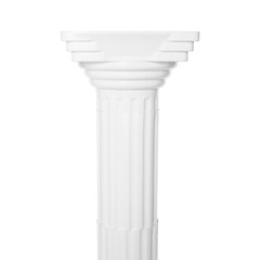 Roman Column 4 Piece Set White, Wedding Decorative Pillars Adjustable Height