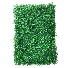 12pcs 24×16″ Artificial Boxwood Mat Wall Hedge Decor Privacy Fence Panel Grass