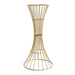 48″ Gold Reversible Trumpet Metal FLOWER STAND Centerpiece Pedestal Party Events