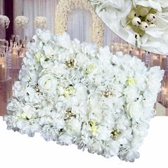 12* Artificial Flower Wall Panel Wedding Backdrop Event Party Flower Wall Panel
