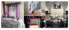 TCBESTO Silver Sequin Backdrop Curtain 8FTx8FT 1 Panel Sparkly Wedding Party Bac