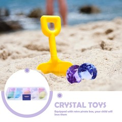 10Pcs Kids Acrylic Gems Toy Reusable Plastic DIY Accessories for Jewelry Making