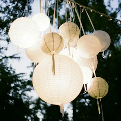 4-6-8-10-12-14-16 Inch Wedding Lanterns Chinese White Lanterns Hanging Colorful