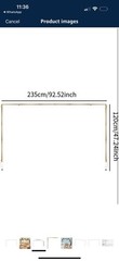3.28ft Tall Over the Table Rod Stand Adjustable Gold Metal Table Arch Stand Gold
