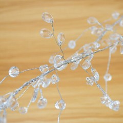 1.5M Acrylic Crystal Beads Curtain Garland Branch String Party Wedding Decor