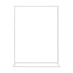 1×0.75M Wedding Arch Backdrop Metal Stand Flowers Balloons Frame Party For Decor