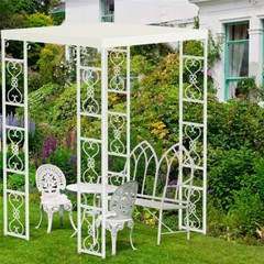 Outdoor Wedding Canopy Chuppah Arch Flower Backdrop Stand Garden Backyard Gazebo