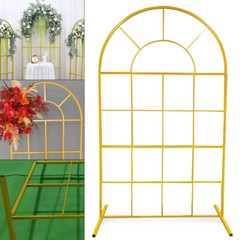 2m Wedding Arch Backdrop Stand Metal Rack Wedding Party Flower Props Decor Frame