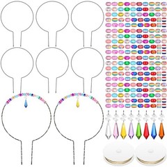 218PCS Beaded Garden Stakes Kit Fairy Garden Stakes DIY Fairy 8 Set – 218Pcs