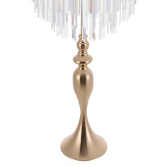 31.49” Tall Flower Holder for Wedding Crystal Flower Stand, Weddings Decoration