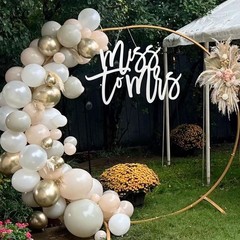 Wooden Miss to Mrs Sign for Bridal Shower Decor Bachelorette Party Backdrop