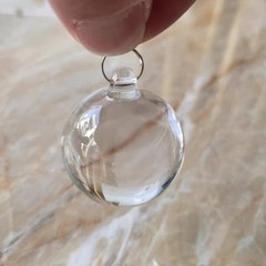 5pcs 40mm Crystal Smooth Ball Clear 1Hole Crystal Hanging Wedding Light Pendant