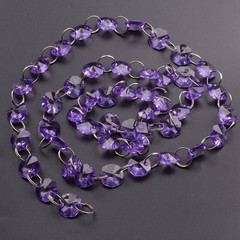 1m Acrylic Crystal Beads Strands Wedding Christmas Party Hanging