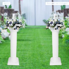 4pcs Roman Column For Wedding Landscaping Pillar Event Decorative Columnar White